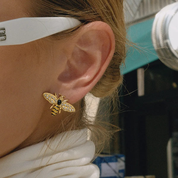 Honey Bee Earrings