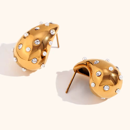 Pearl Bling Studs