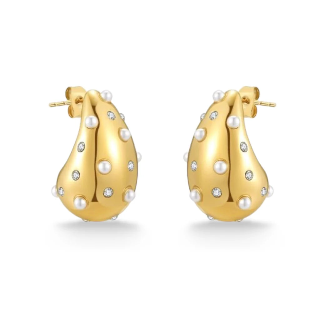 Pearl Bling Studs