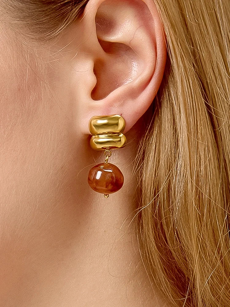 Pebble Earrings